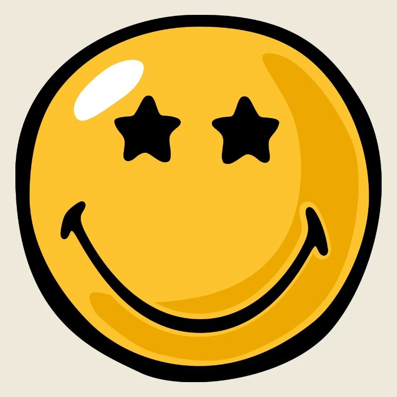 Smiley star eyes