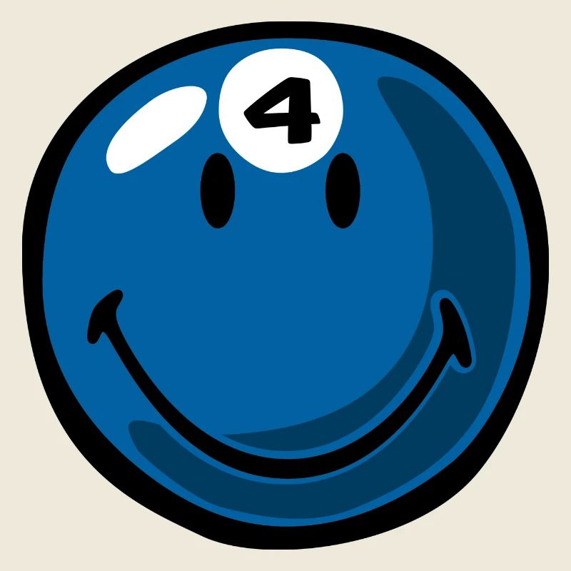Smiley Pool Ball 4