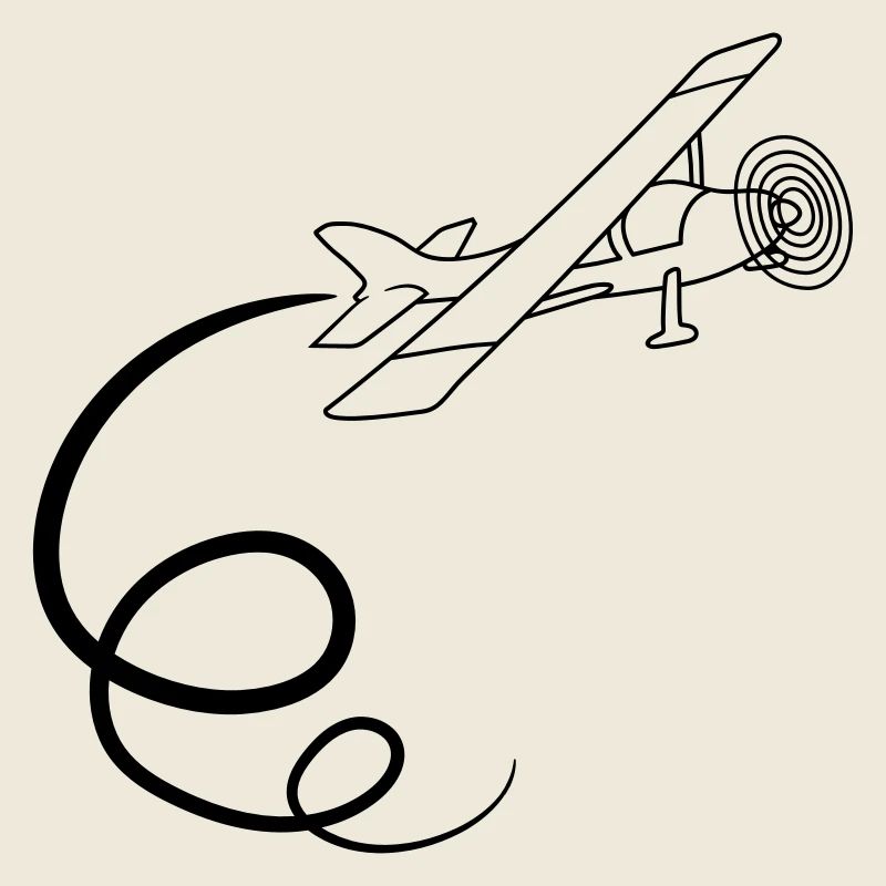 boucle voltige acrobatie aérienne petit avion avio
