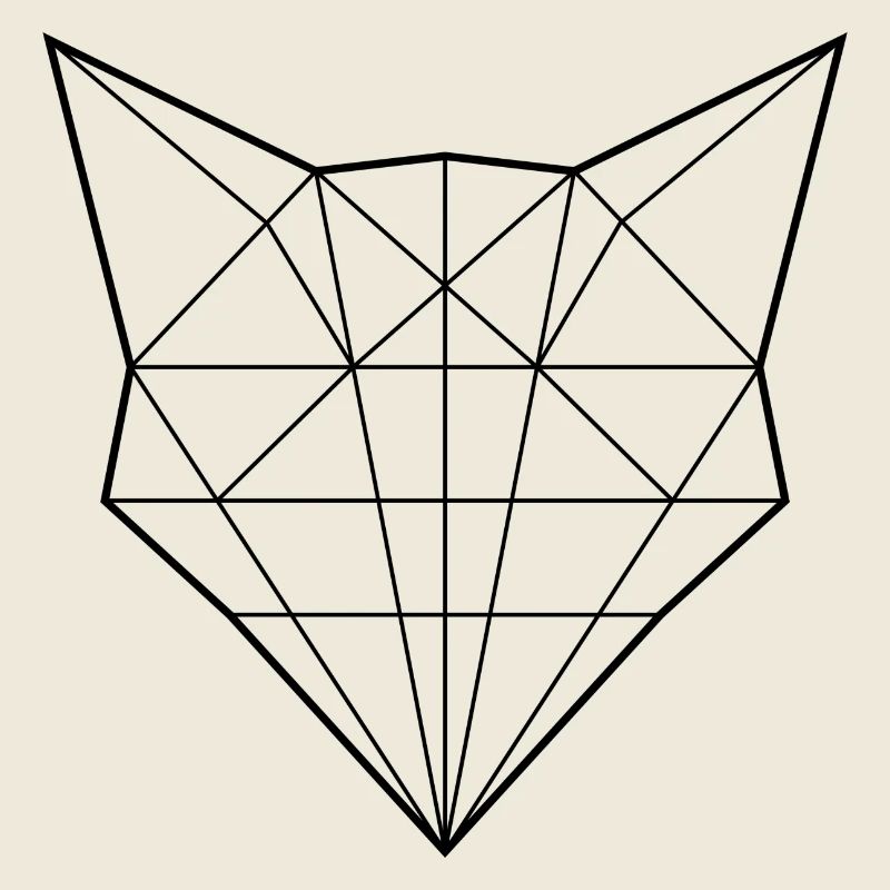 Fuchs in Linien (Outline)