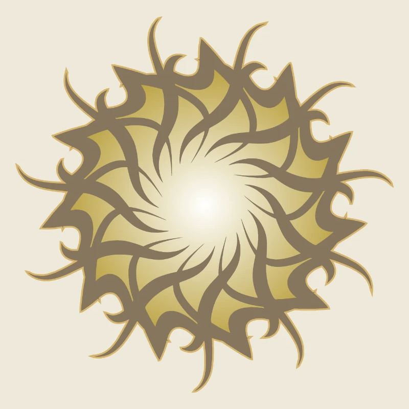 Ésotérique 3d galaxie étoile soleil