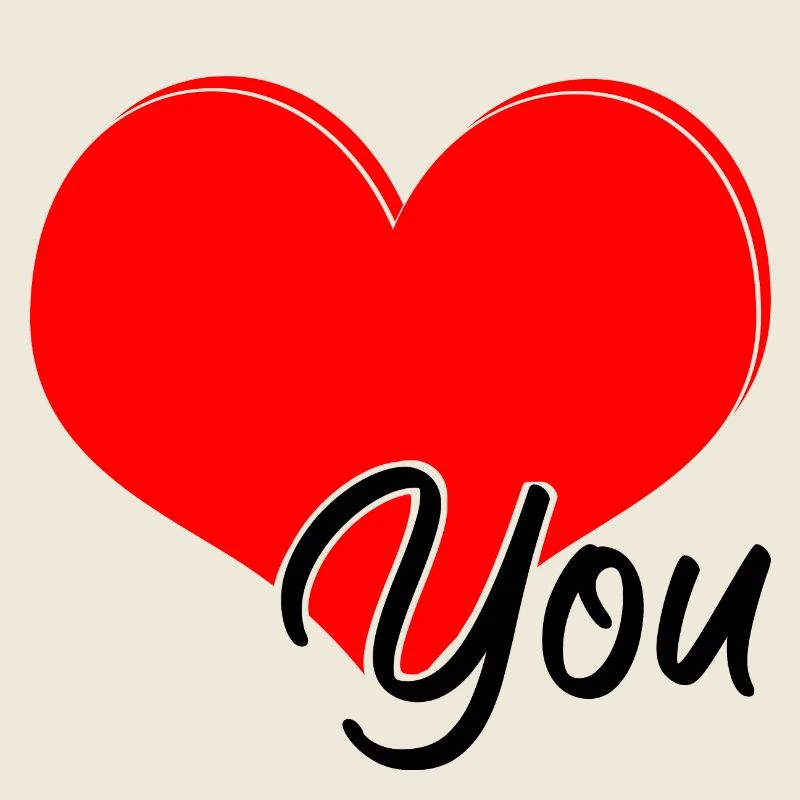déclaration d'amour cœur rouge