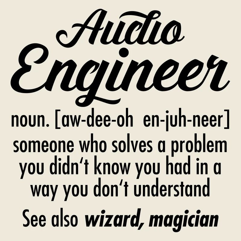 Audio Engineer - Definition