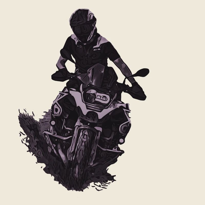 Motocross gris