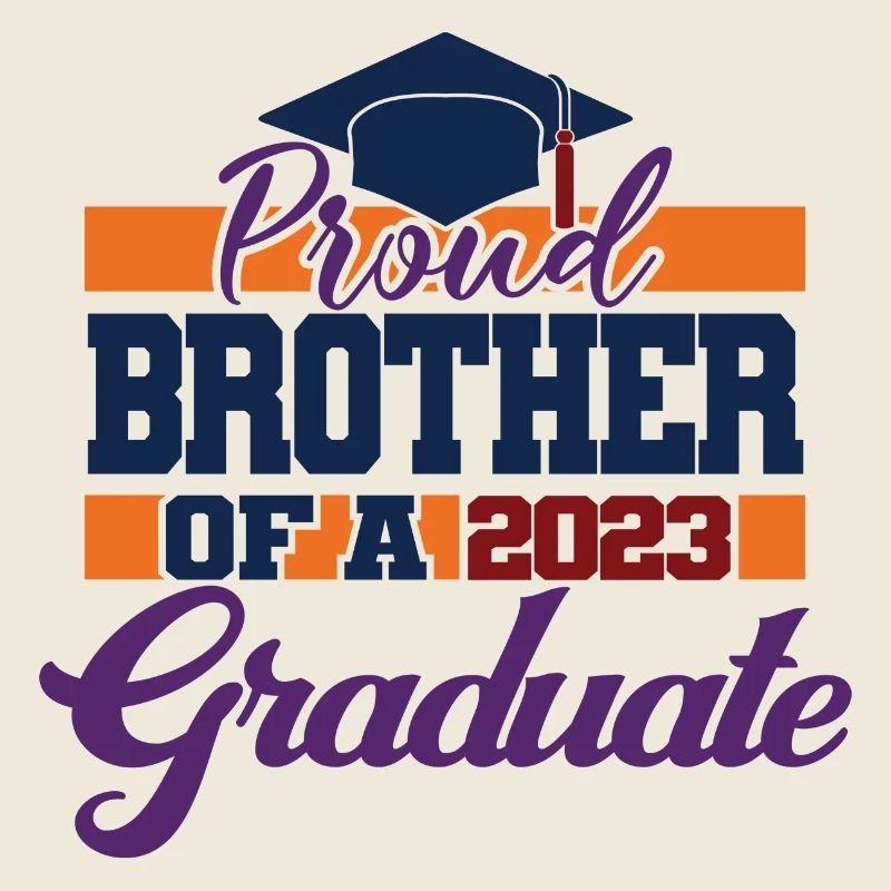 Stolzer Bruder eines Abschlussgeschenks 2023