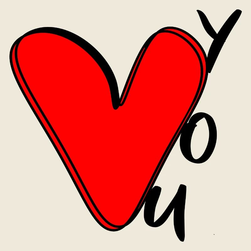cœur rouge amour couple cadeau saint valentin