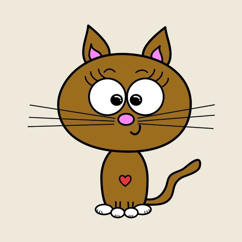 Katze Braun
