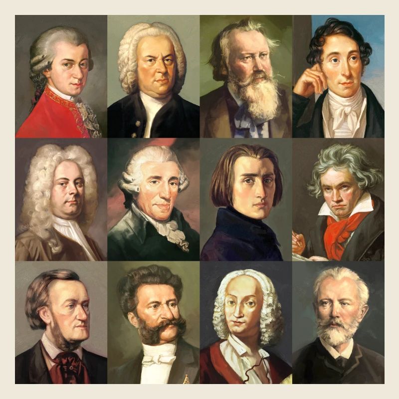 12 compositeurs classiques ... de Bach à Wagner