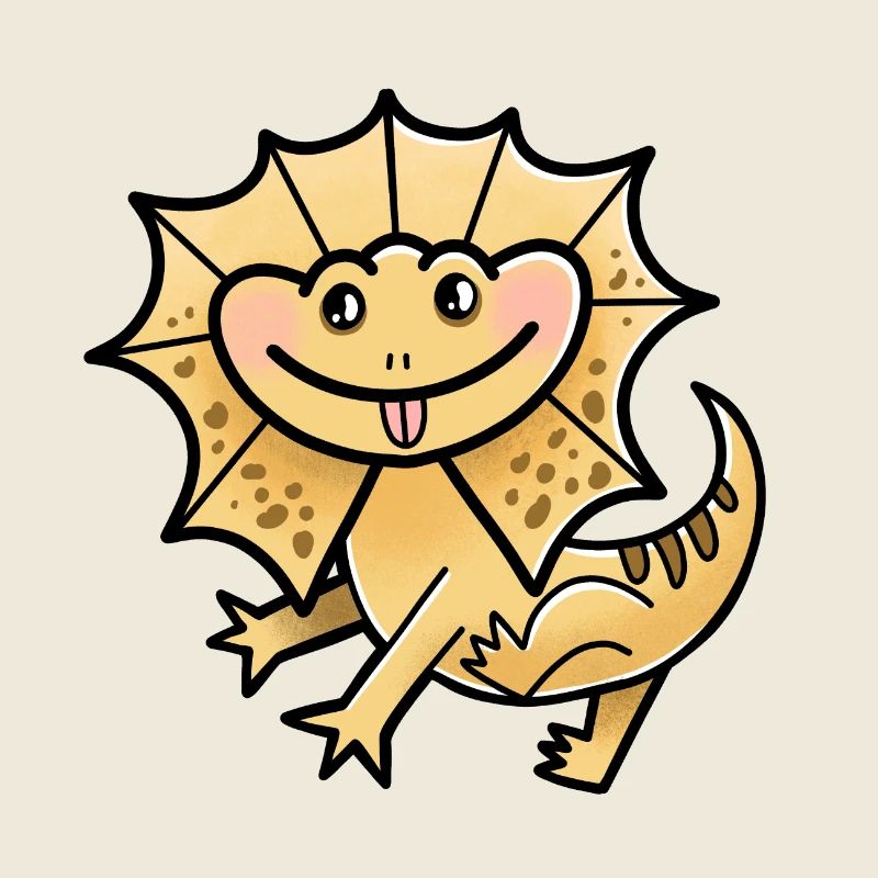 Frilly Necked Lizard