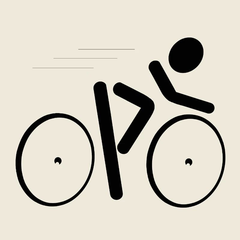 Icône de vélo de route