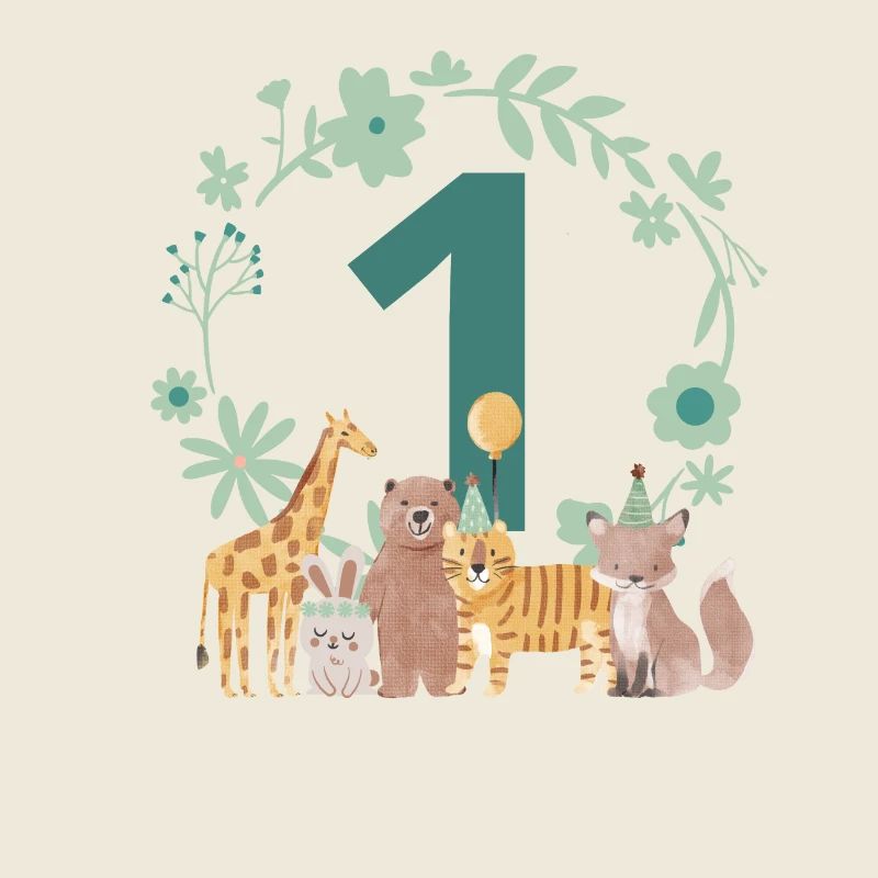 1st anniversary - first anniversary animals