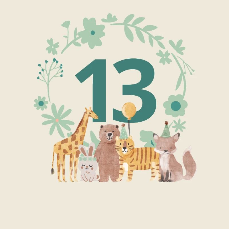 13-jähriges Jubiläum - Tiergeburtstag