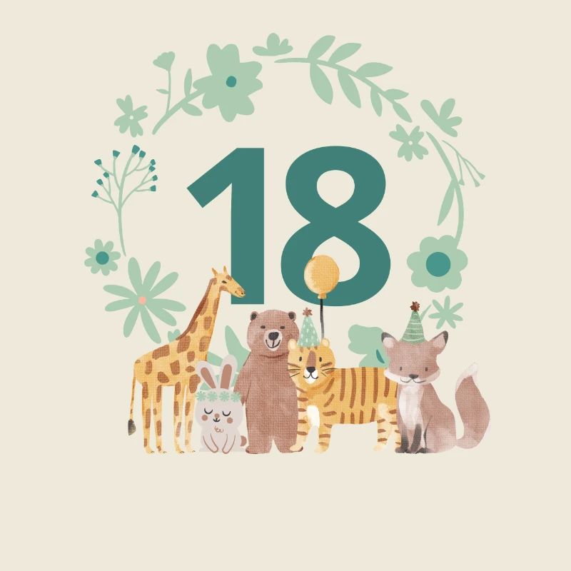 18th anniversary - animal birthday