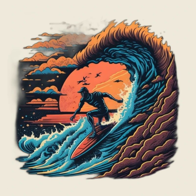 Garçon surfeur de Palm Beach