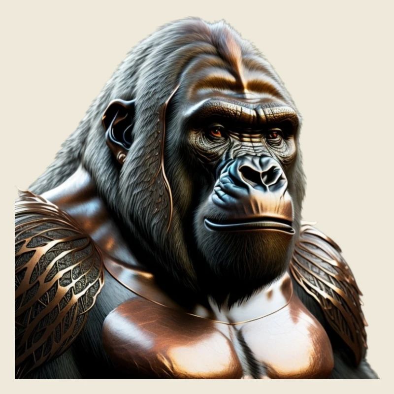 Le gorille de bronze