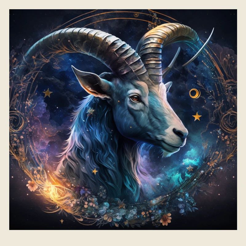 Capricorne zodiaque signe - galaxy
