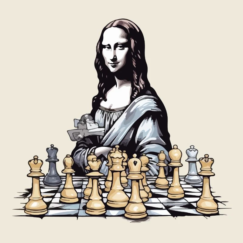 Mona im Schachklub Nr. 2