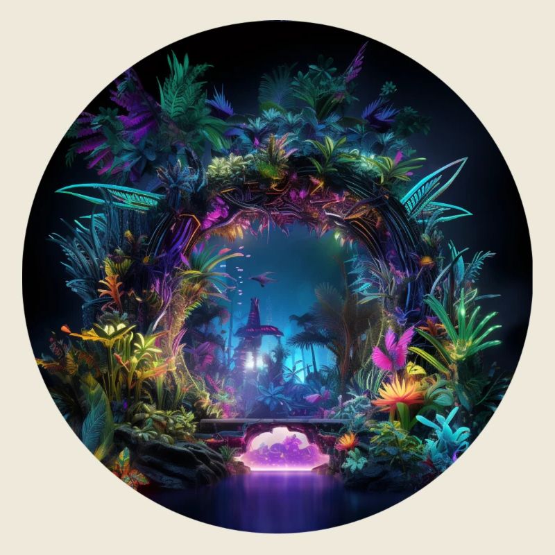 Glowing Jungle Adventures: Neon Jungle Explore