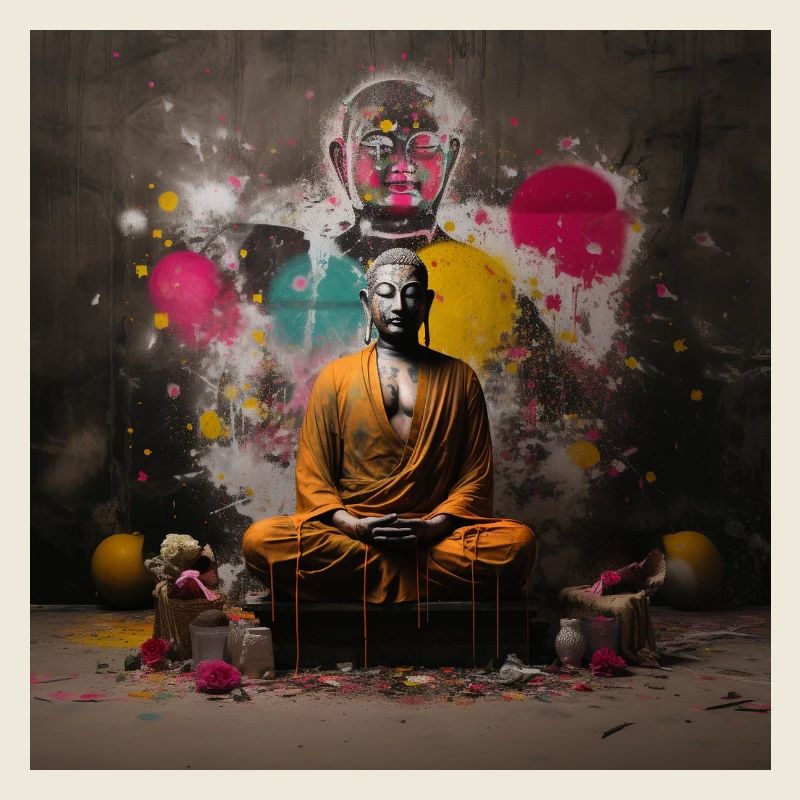Un Buddha jaune