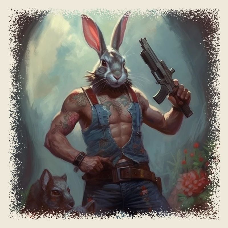 Pâques 2022 Pâques Pour Hommes Drôle Lapin Ours Marron