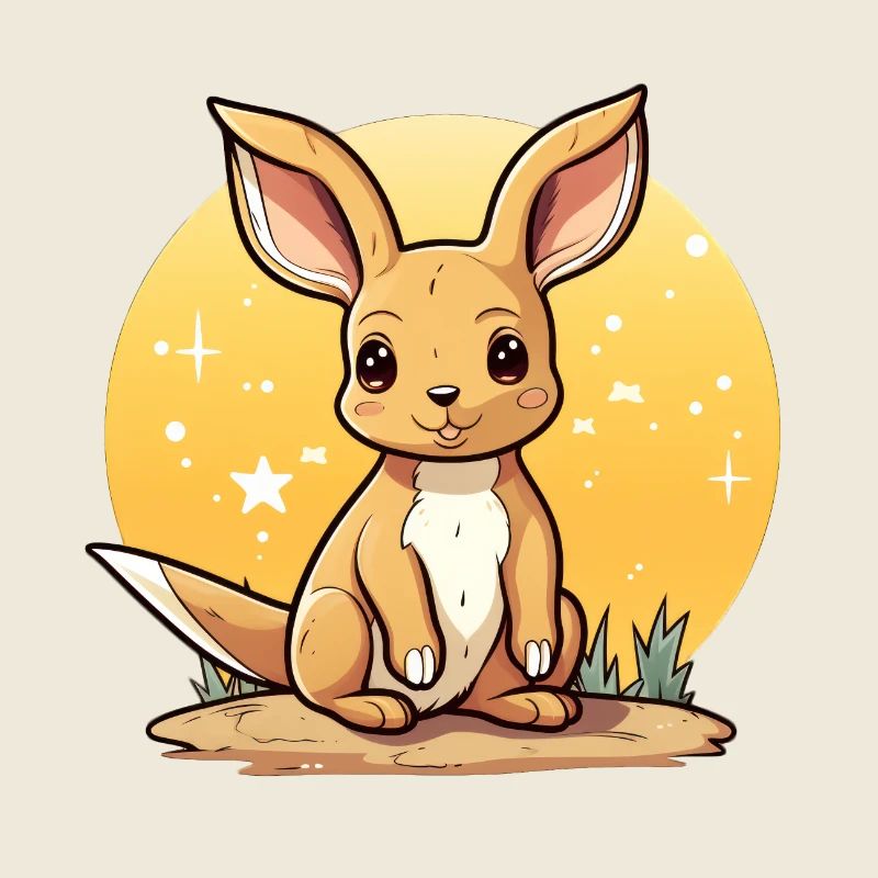 Känguru Kawaii