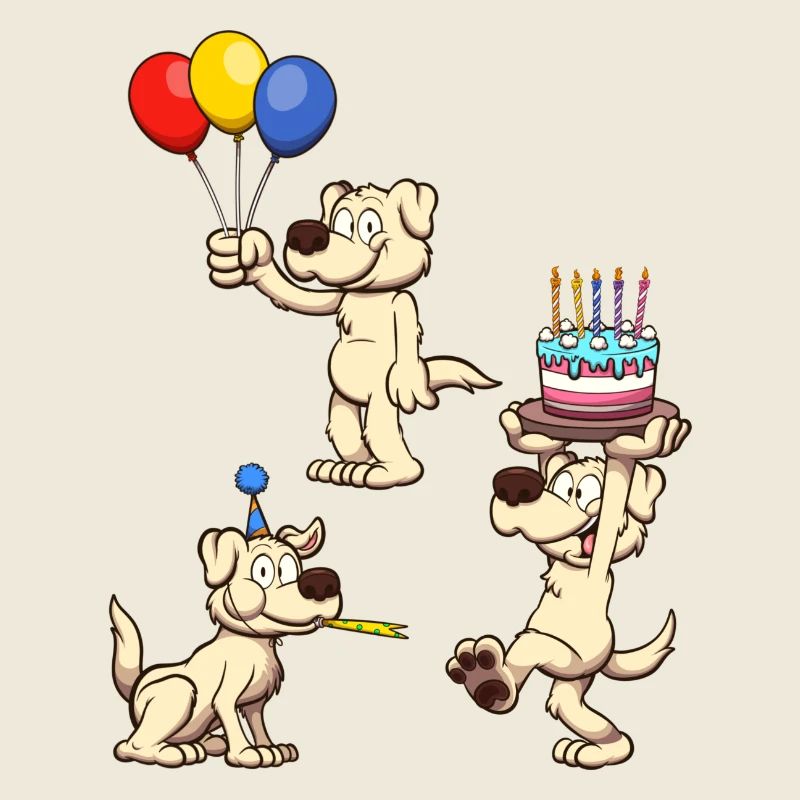 Chien d’anniversaire