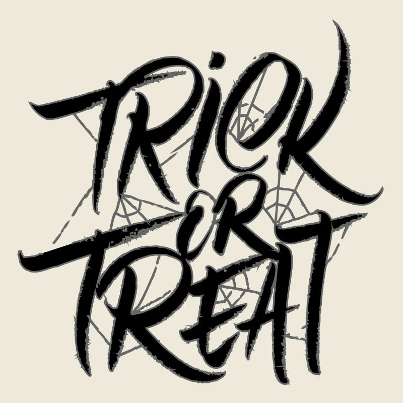 Trick or Treat black Elegance and Spiderweb Decors