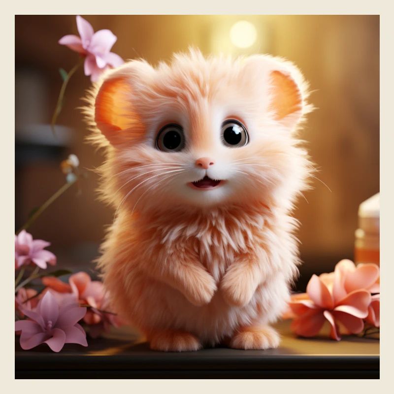 Fluffy mouse