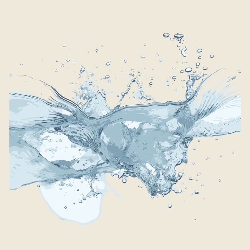 Water splashes!