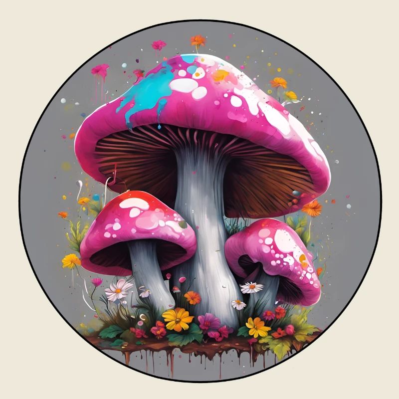 Champignon / Champignon / Prairie / Forêt / Goa / Psy