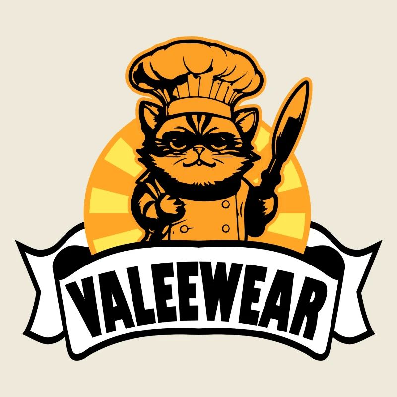 "Valeewear" - professional chef cat