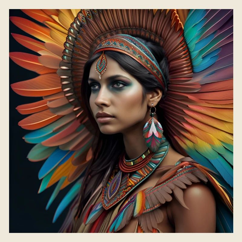 Plume en couleurs 2