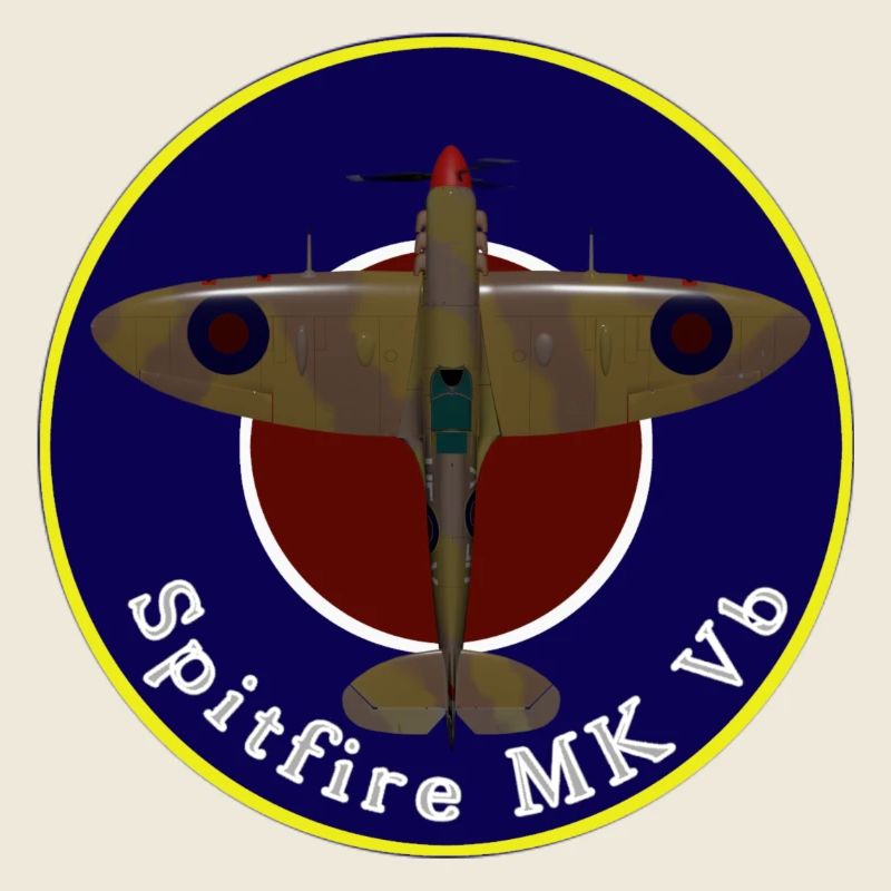 spitfire MK 5b trop avec cocarde