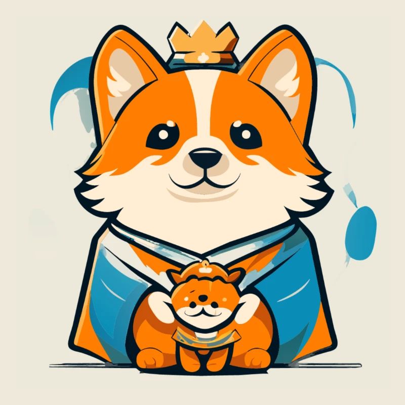Mignon chien roi
