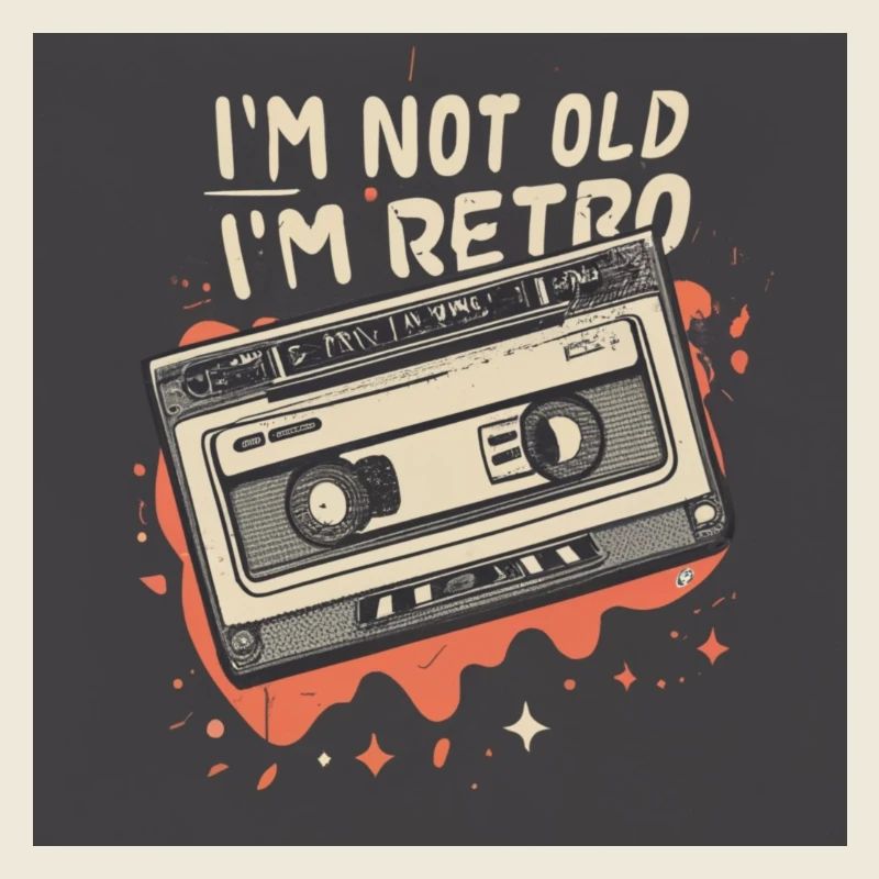 Lecteur de cassettes rétro