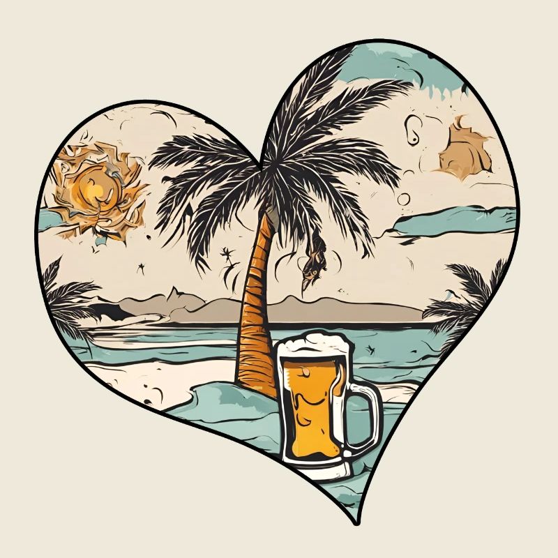 Palme und Bier