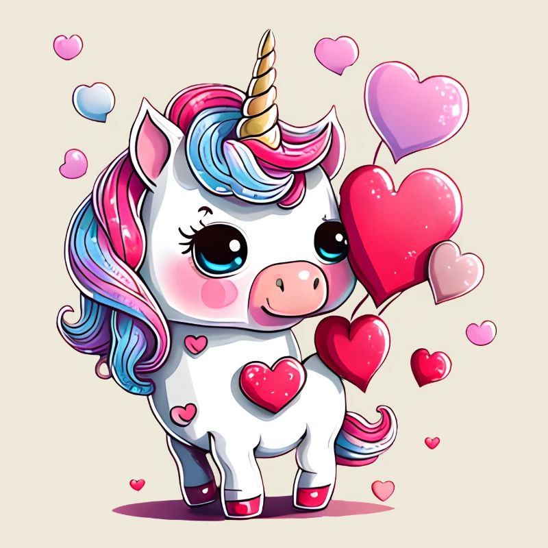 Einhorn Mädchen Einhörner Unicorn Fabeltier