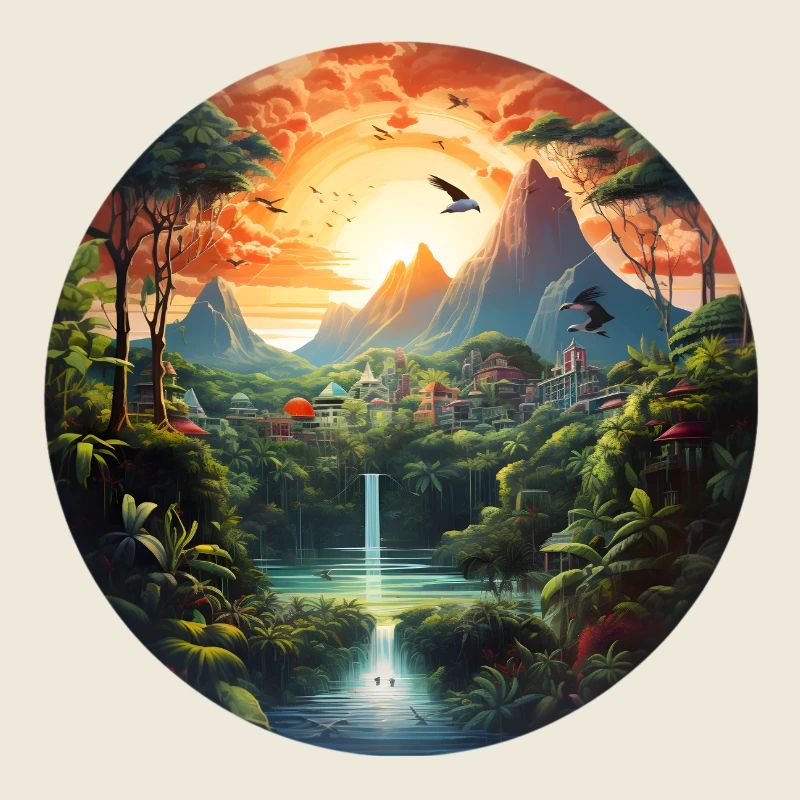 Une île tropicale déserte