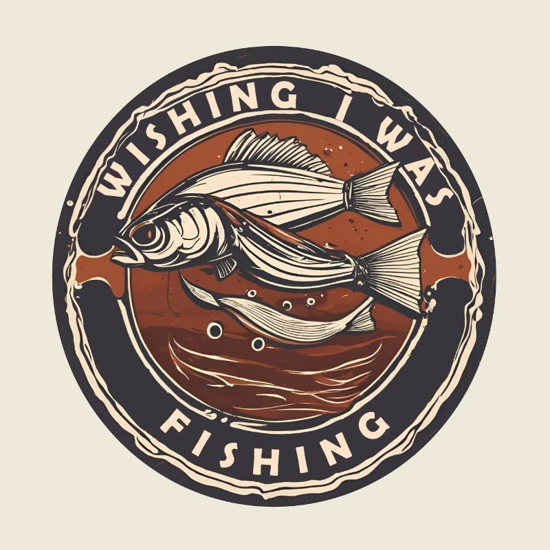 Logo du poisson / Pêche / Pêche / Eau / Lac