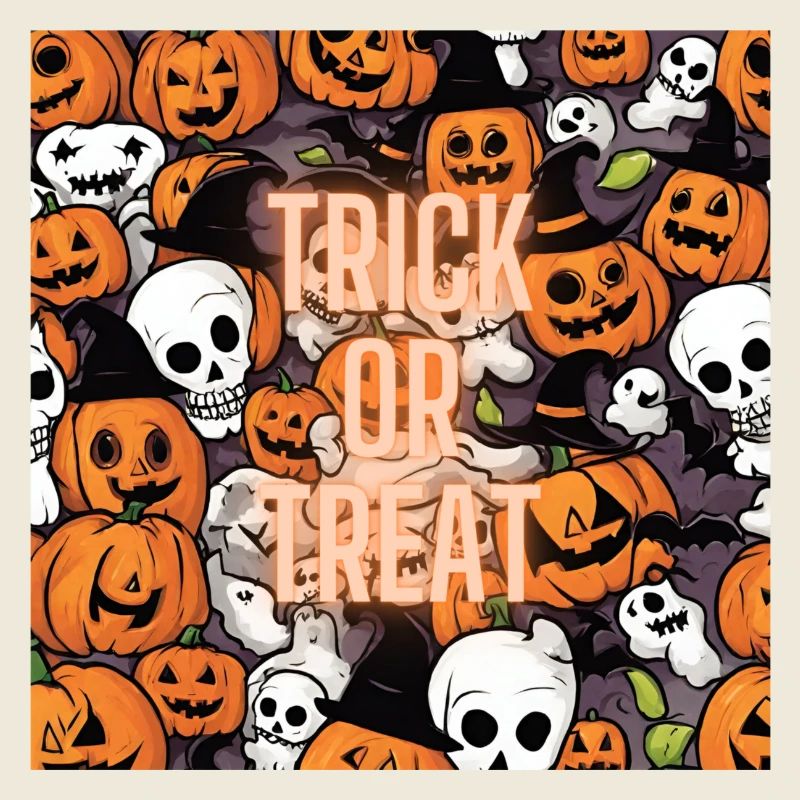 🎃 "Trick or Treat" Halloween Design 🍬