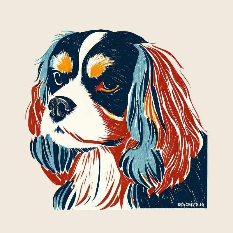 Cavalier King Charles Spaniel Kunst