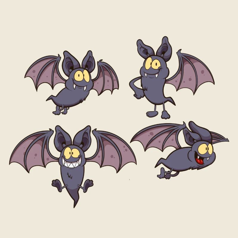 Cartoon Bats