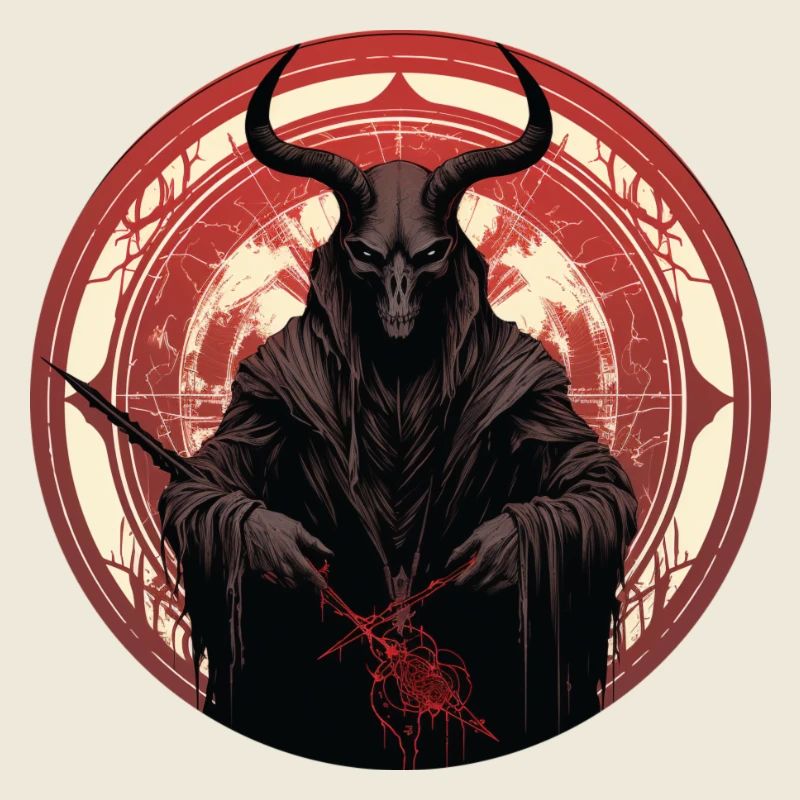 Demon Hunter Devil Round Design