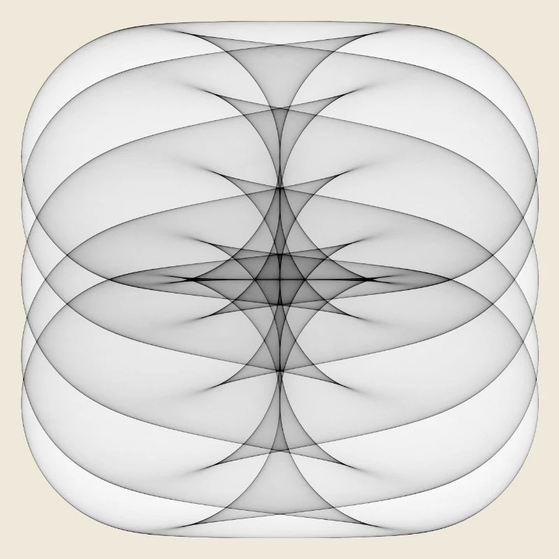 Trendy design with curved lines