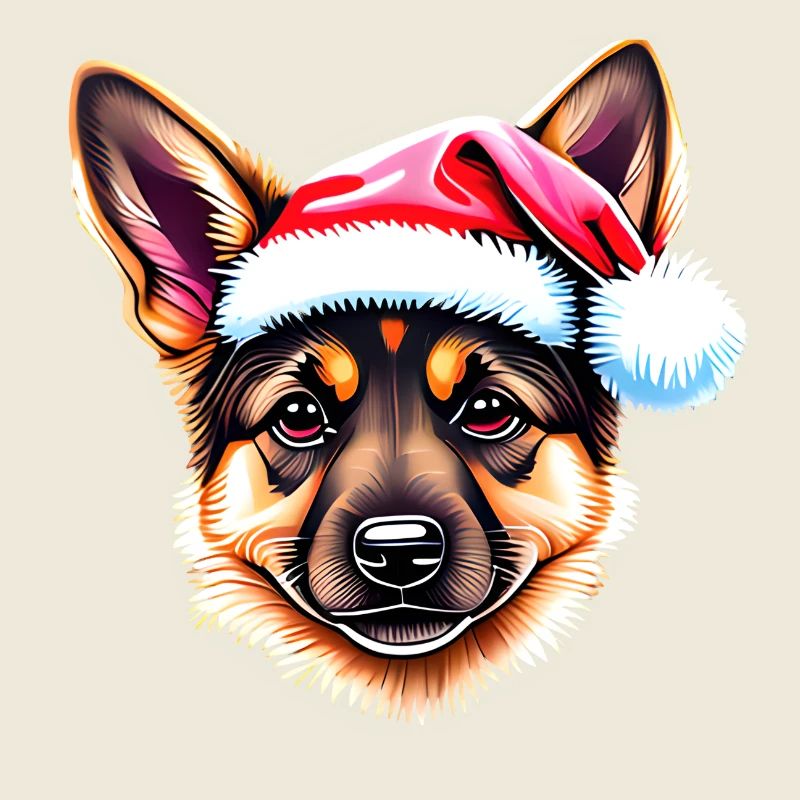German Shepherd Christmas Dog Owner