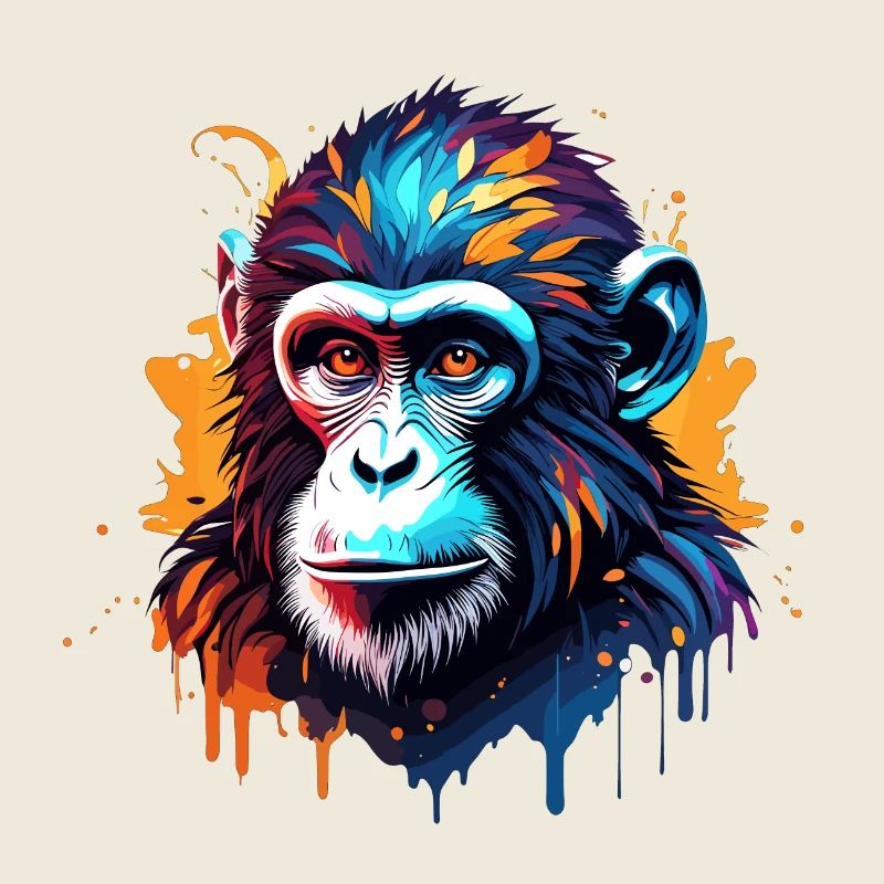Monkey / Animal / Zoo / Chimpanzee / Wild / Comic