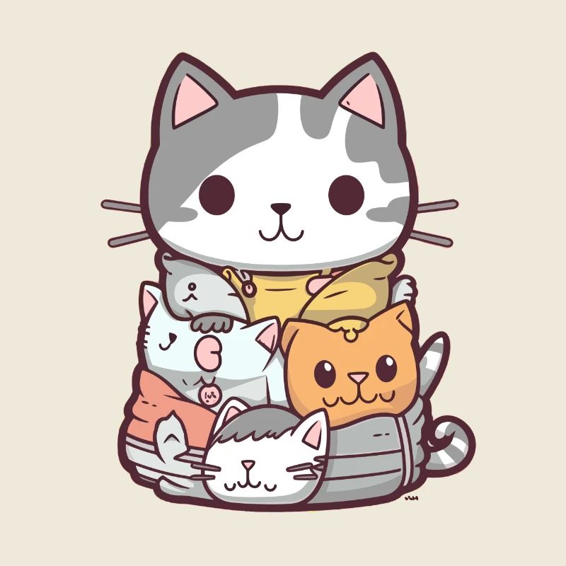 Chat - Style Kawaii
