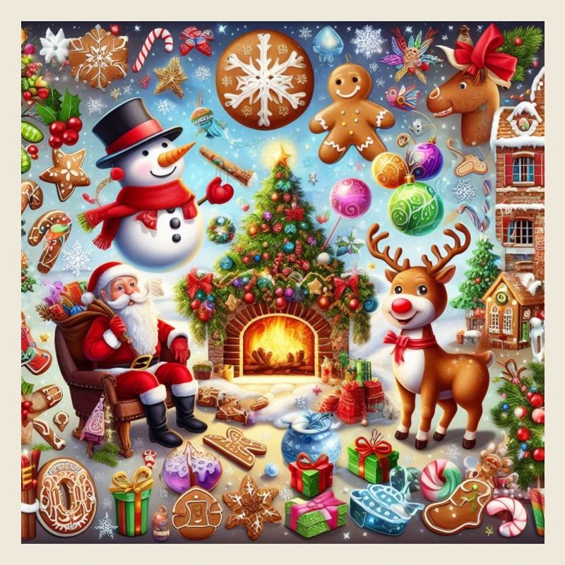Weihnachtsmärchen-Collage