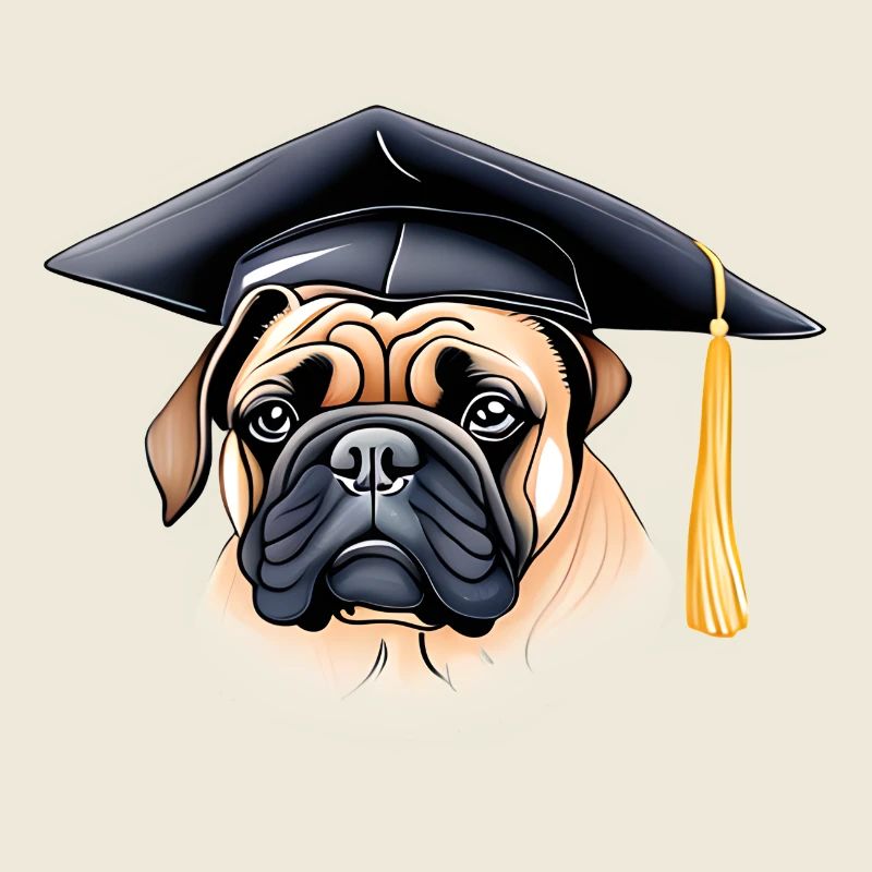 Bachelor Dogs Bulldog Studies High School Graduation