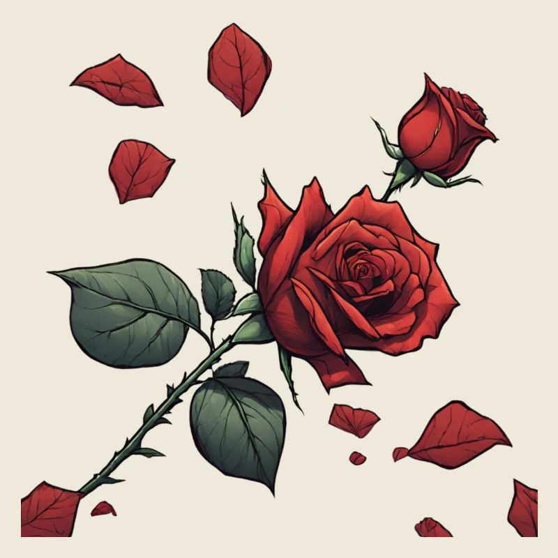 Rose rouge - Le symbole de l’amour